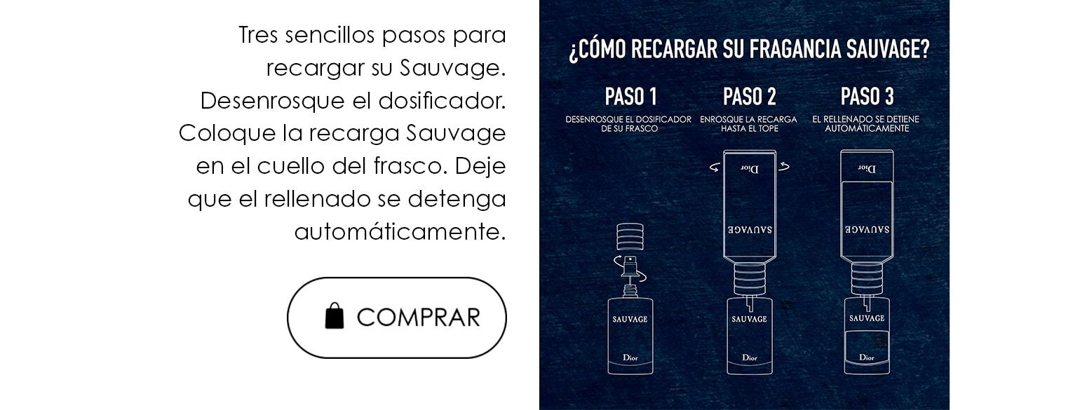 Sauvage recargable