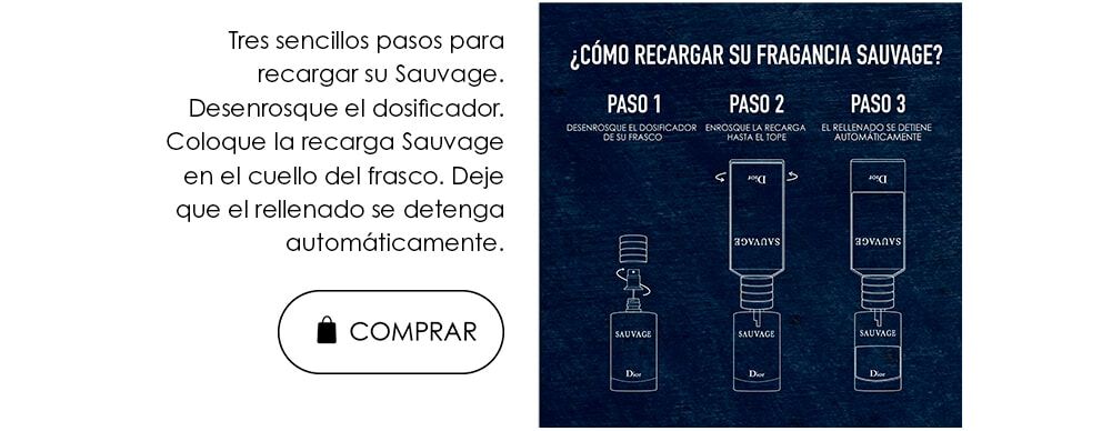 Sauvage recargable