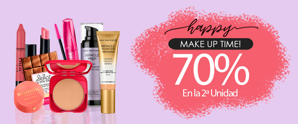 70% en maquillaje low cost