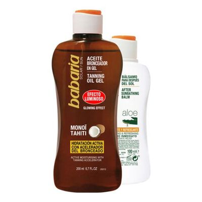 Aceite Broncerador en Gel Luminoso + After Sun Pack