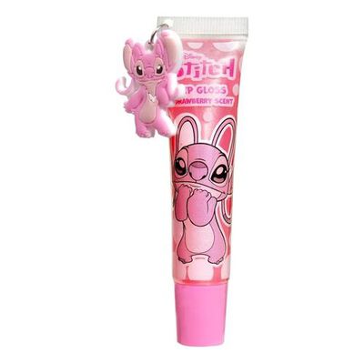Stitch + Angel Labial con Charm