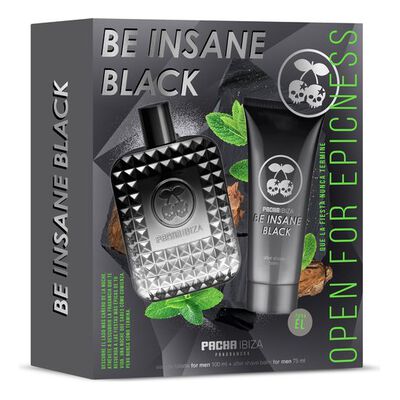 Be Insane Black Him Edt Estuche