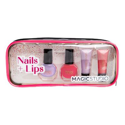 Colorful Nail Lips Wallet