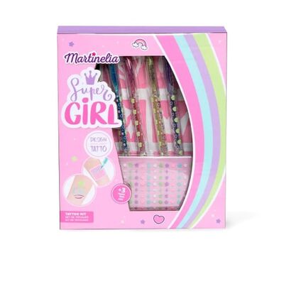 Super Girl Body Art Tatoo