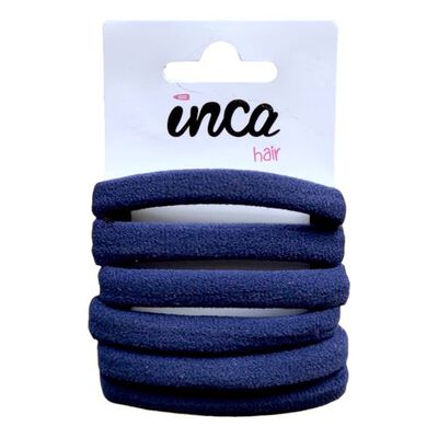 Goma Color Azul Marino 6 Ud