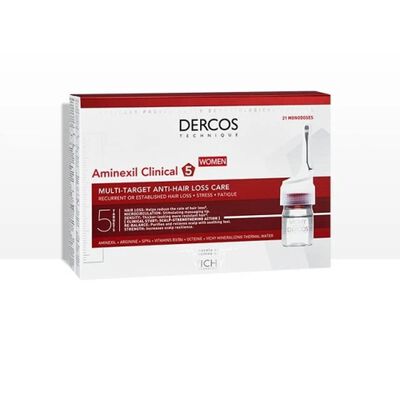Dercos Technique Aminexil Clinical 5 Mujer