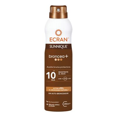 Ecran Sunnique Broncea+ Bruma Aceite FPS 10