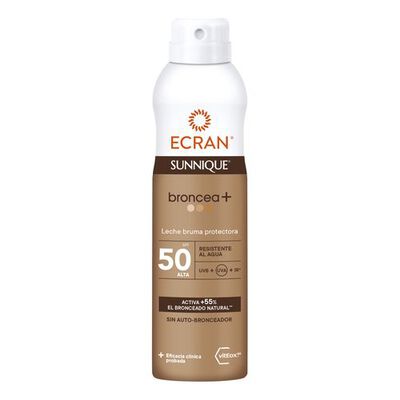 Ecran Sunnique Broncea+ Bruma Leche SPF 50