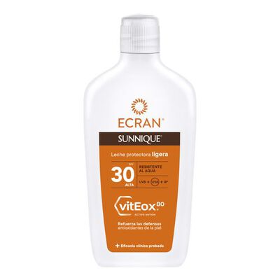 Ecran Sunnique Broncea+ Leche protectora SPF 30