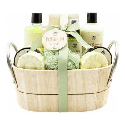 Cesta de Madeira Oliva Essencial