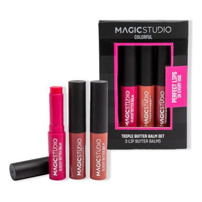 Colorful Triple Balm