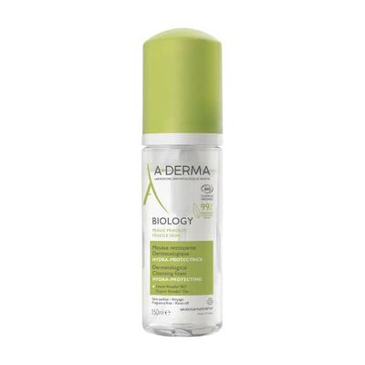 A-DERMA BIOLOGY ESPUMA LIMPIADORA DERMATOLÃGICA HIDRAPROTECTORA 150 ML