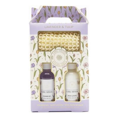 Set Floral Fantasía Lavanda