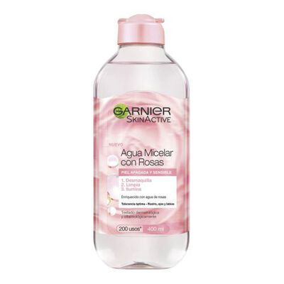 SkinActive Agua Micelar con Agua de Rosas