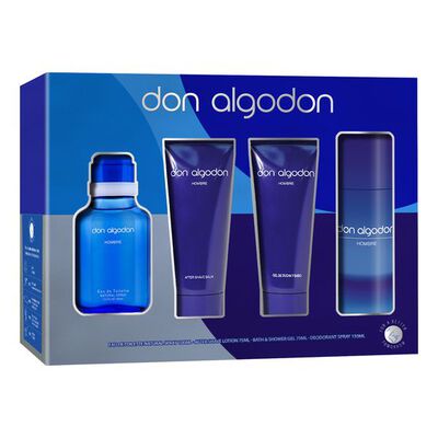 Don Algodón Hombre Edt Estuche 4 Piezas
