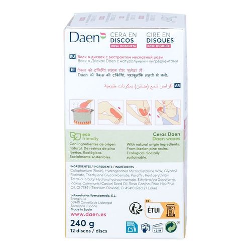 DAEN PASTILLAS ROSA DE MOSQUETA