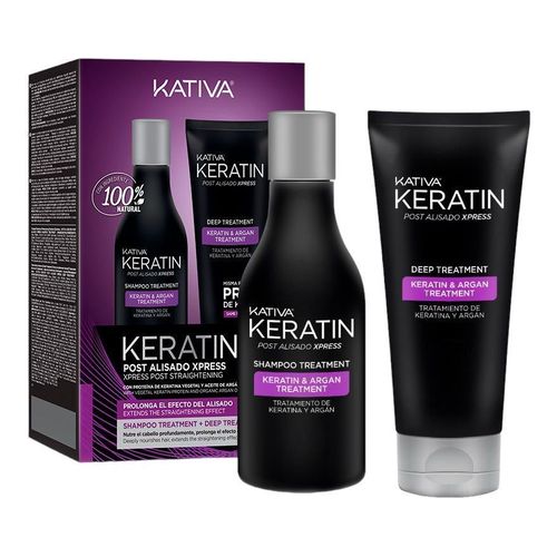 Keratin & Argan Tratamiento Post Alisado
