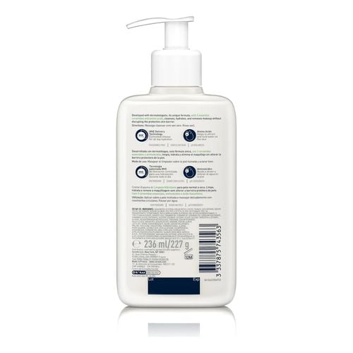 Limpiadora Crema Espuma Hidratante 