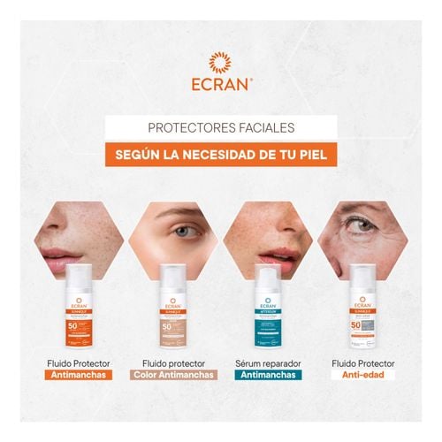Ecran Sunnique Facial anti-arrugas SPF 50