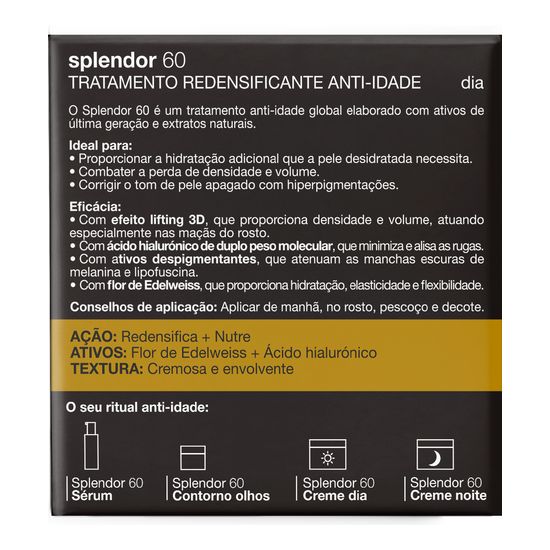 Tratamiento Redensificante Splendor 60