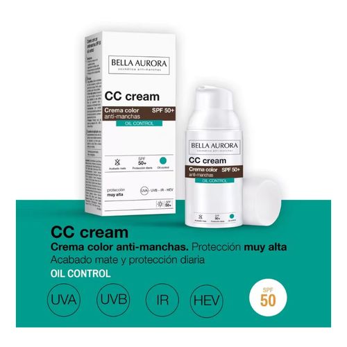 CC Cream Oil Free Spf50 + Saco para Fatos de Banho