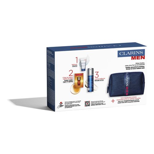 Clarins Men Soin Lissant Rides Fermet&eacute; Estuche