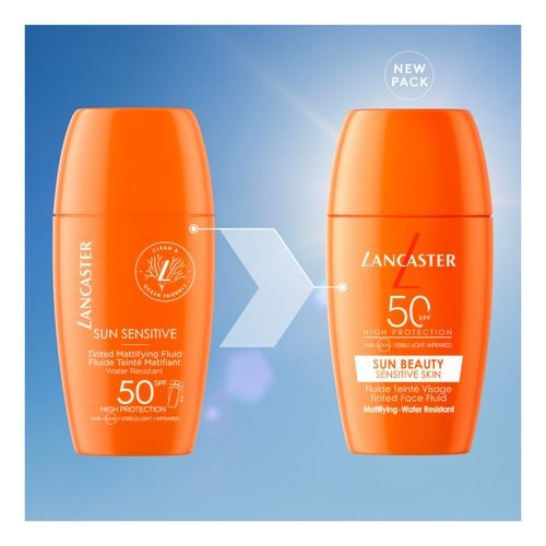 LANC SUN SENSITIVE TINTED FLUID SPF50 30ML
