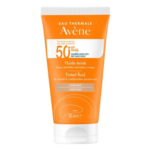 Avene Branco Melhor Dto! Sun Emulsión Color Spf 50 50 Ml Proteção De Cores