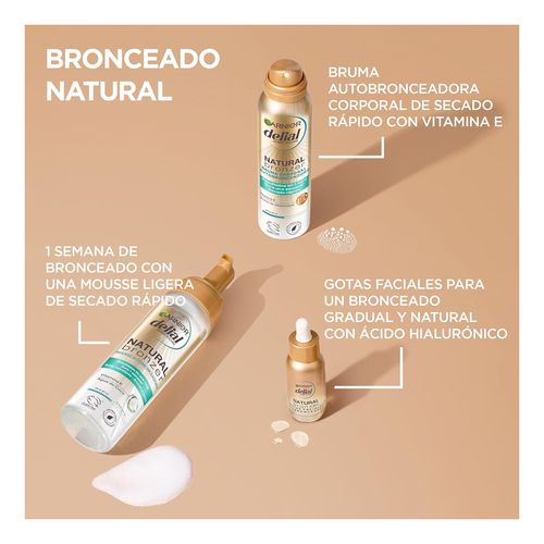 Natural Bronzer Gotas Faciales Autobronceadoras