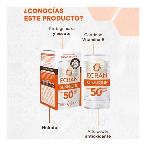 Ecran Sunnique Crema Sólida SPF 50