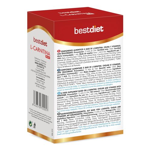 L-Carnitina 12 Sticks
