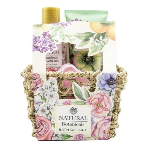 Cesto de Vime Rosas Bot&acirc;nicas