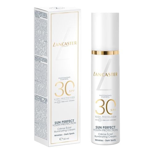 LANCASTER SUN PERFECT SUN ILLUMINATING CREAM SPF30 PROTECTOR SOLAR FACIAL ANTIEDAD