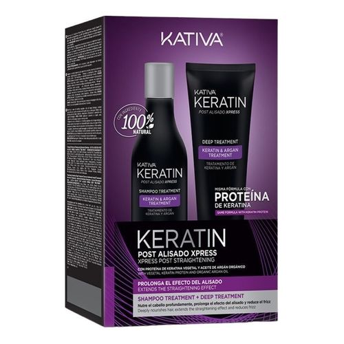 Keratin & Argan Tratamiento Post Alisado