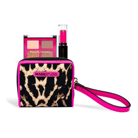 Pink Safari Wallet Set