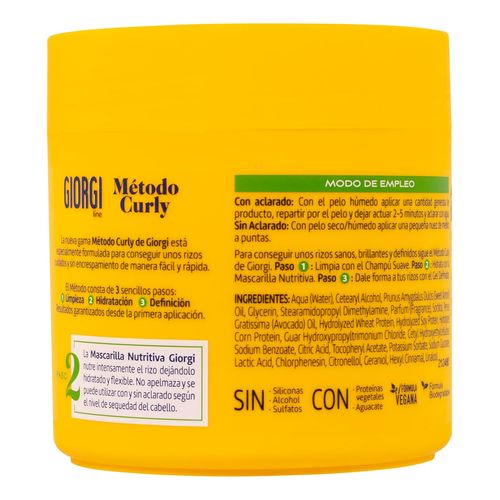 Mascarilla Método Curly