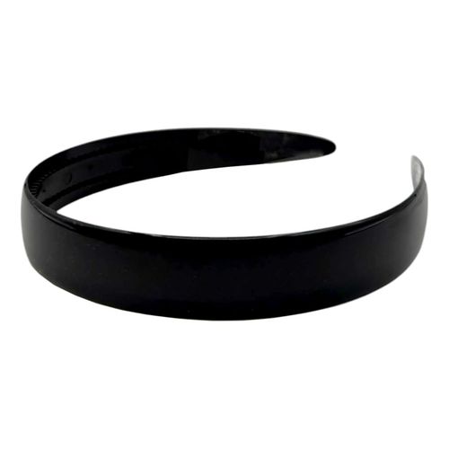 Diadema Concha Francesa Negra Pl&aacute;stico