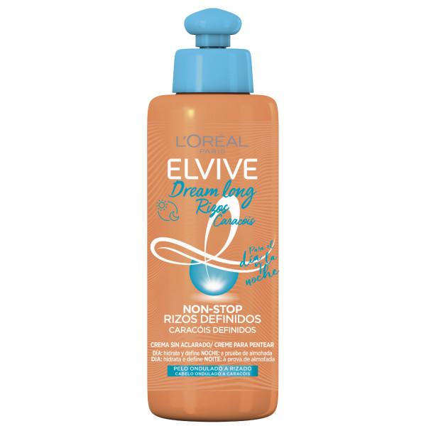L'OREAL ELVIVE DREAM LONG CREMA DE PEINADO SIN ACLARADO NON STOP RIZOS DEFINIDOS 200 ML