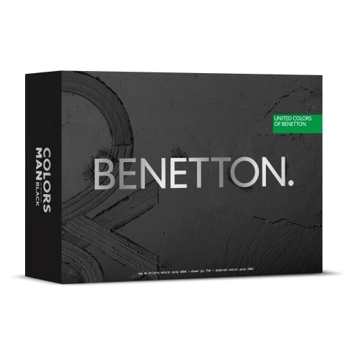 Benetton Colors Man Black Edt Estuche