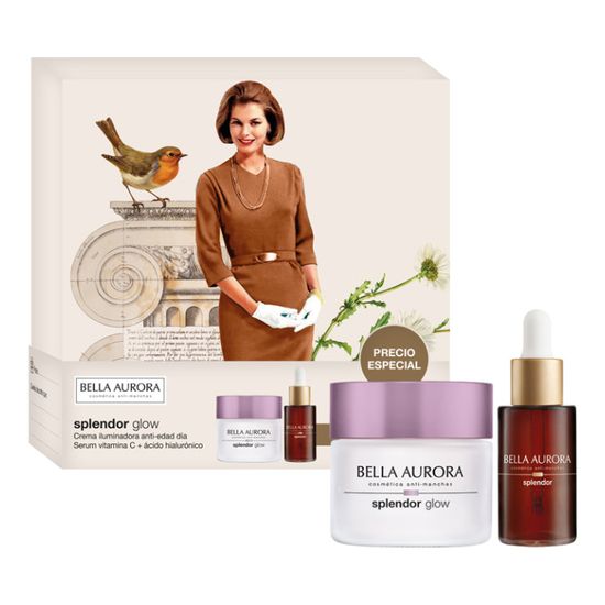 Splendor Glow Crema Día + Splendor Sérum Iluminador Estuche