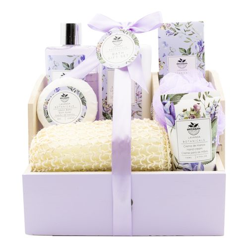 Cesta de Madeira Body Secret Lavanda