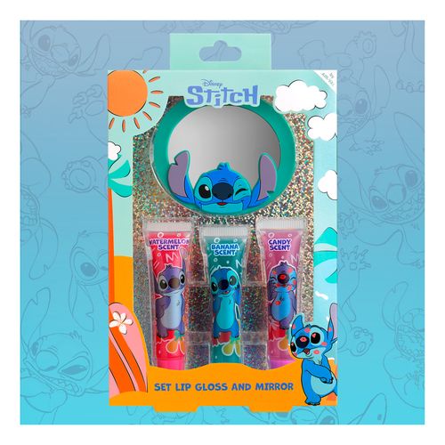 Stitch Brillo de Labios + Espejo