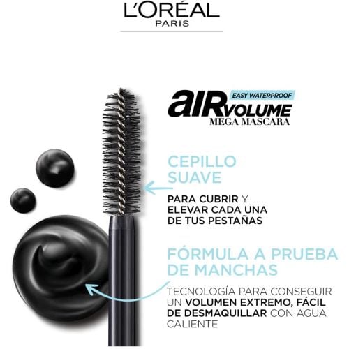 LOREAL AIR VOLUME MEGA MÃSCARA DE PESTAÃAS WATERPROOF