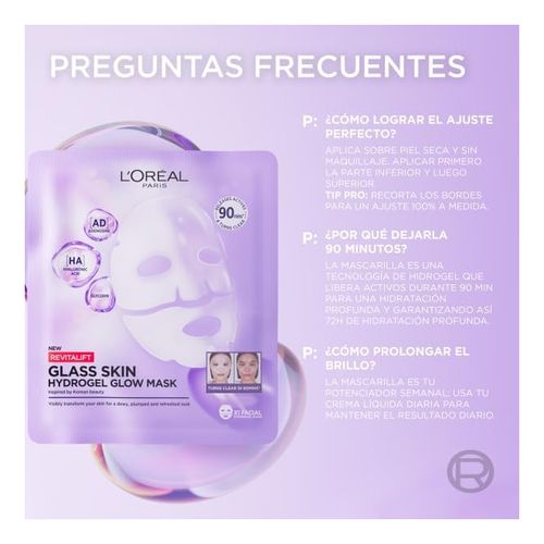 Revitalift Filler Glass Skin Mascarilla