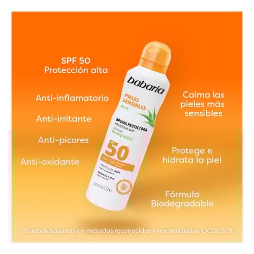 Pieles Sensibles Spf50