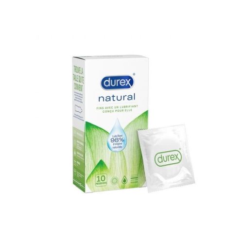 Durex Natural 1 und 10 Por Caja Preservativos