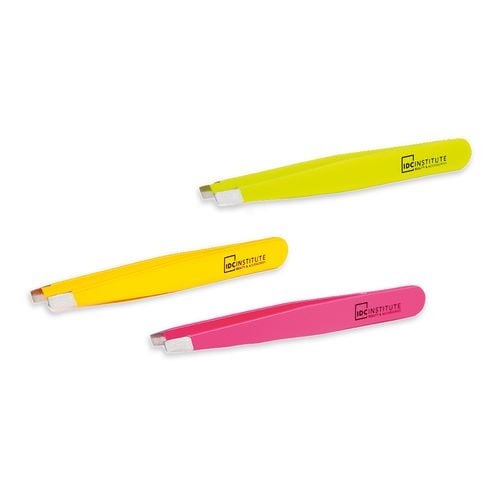 IDC INSTITUTE TWEEZERS PINZA DE DEPILAR NEON