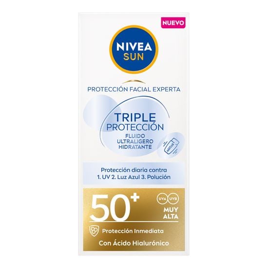 Sun Triple Protección Fluido Ultraligero Hidratante Spf50+