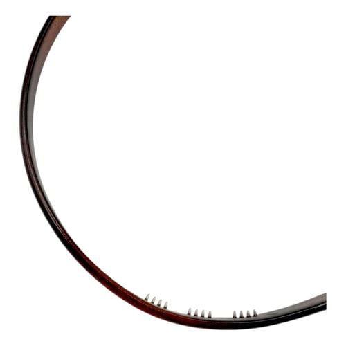 Diadema Fina Pl&aacute;stico Marr&oacute;n