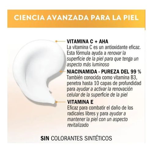 Crema de d&iacute;a Vitamina C + AHA